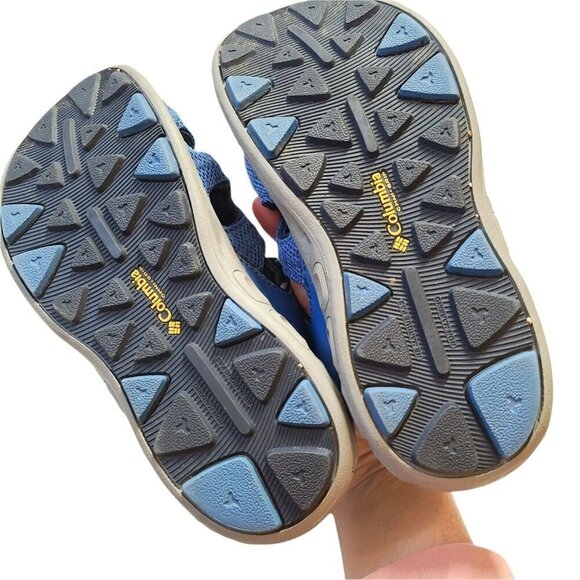 BOYS COLUMBIA TECHSUN WAVE SANDALS SIZE 4 Youth Closed Toe Water Shoes Blue - Picture 6 of 6